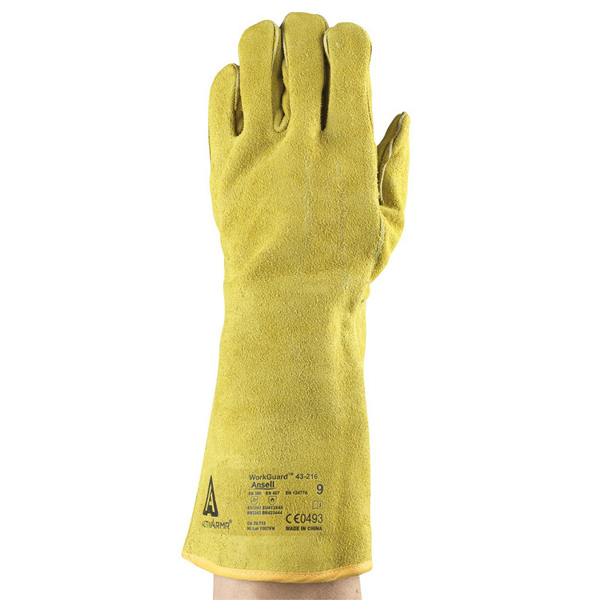 Ansel WorkGuard 43-216 lashandschoen geel MT10