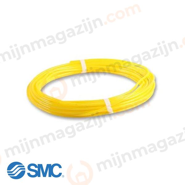 SMC PU slang 10×6.5 geel rol 20M