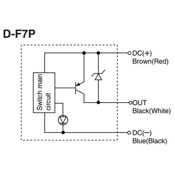 SMC D-F7PL-588 S.S.switch 3-draads 3m (ATEX) - Afbeelding 2