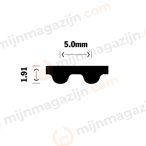 ConCar Tandriem 1050-S5M-15