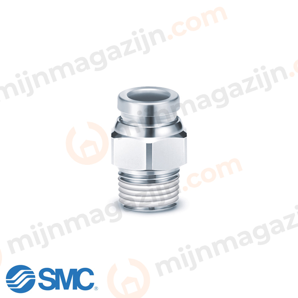 SMC KQB2H08-01S RVS/MS push-in 8×1/8