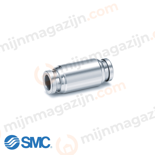 SMC KQB2H06-00 RVS/MS push-in verbinder 6mm