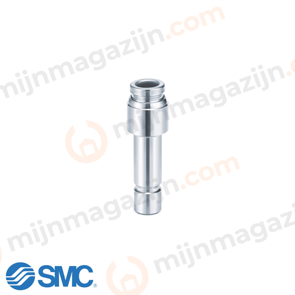 SMC KQB2R04-06 RVS/MS push-in steekverloop 4x6mm