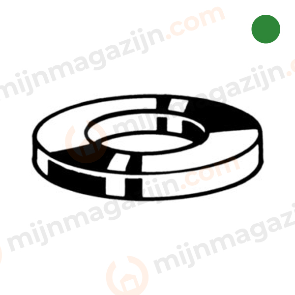 D125A Sluitring M16 Aluminium