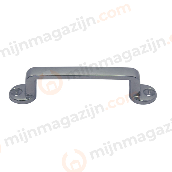 Handgreep RVS laag model 100x25mm bev.4.3x92mm