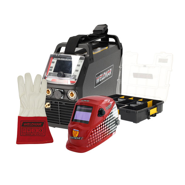 Weldkar TIG 2060 DC/HF Pulse 230v Actiepakket