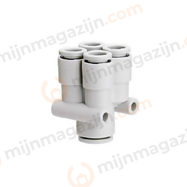 SMC KQ2UD06-08A koppeling 1x8mm 4x6mm