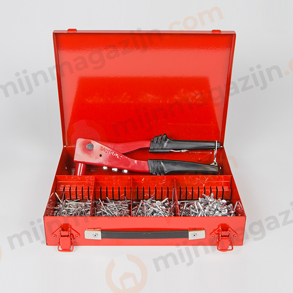 Blindklinktang CDX5 2.4-4.8mm in kist +assorti