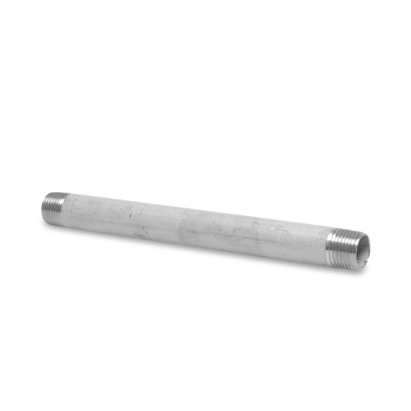 23 Pijpnippel RVS 1.1/2 L=200mm