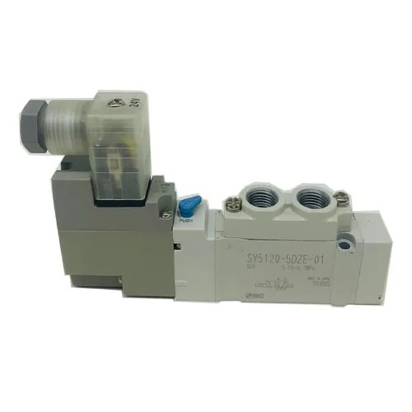 SMC SY5120-5DZE-01F-Q 5/2 ventiel 1/8 + DIN stek.