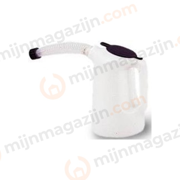 Maatkan met deksel en flex tuit 5L