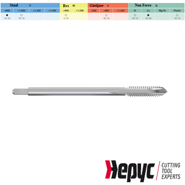 Hepyc HSSE Machinetap D376 M42x4.50