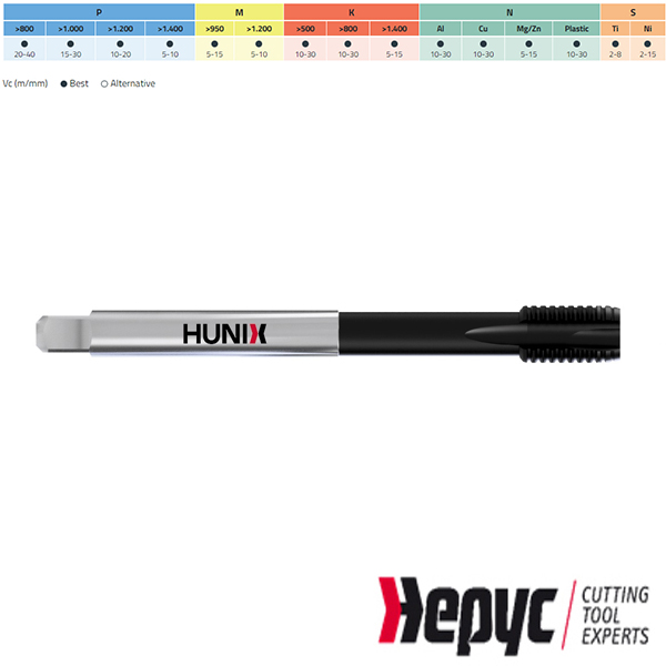 Hepyc HSSE Hard Lube Machinetap MF D376 M14x1.50