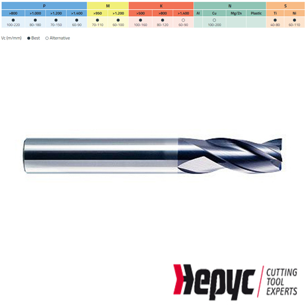 Hepyc universeelfrees HM Tialn 30gr 3Z 6.0mm