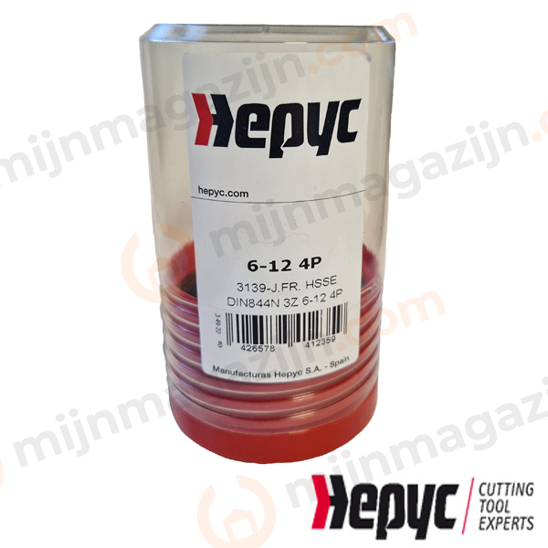 Hepyc 3-snijder HSSE universeelfrees set 4dlg - Afbeelding 2