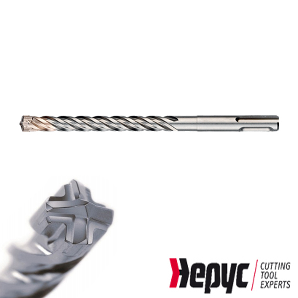 Hepyc betonboor SDS-PLUS 4snijder 10×600 10×615