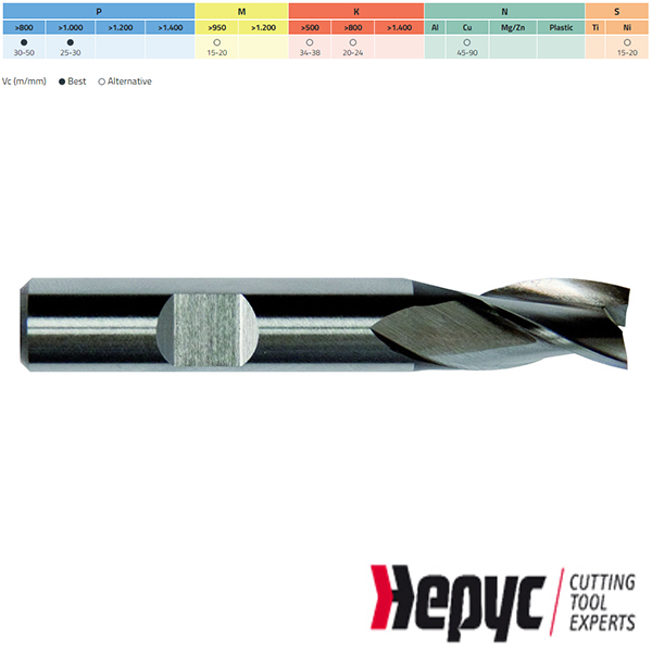 Hepyc universeelfrees HSSE Weldon 3Z/08 6mm