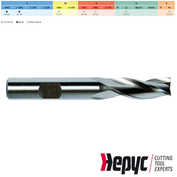 Hepyc universeelfrees lang HSSE Weldon 3Z/26 15mm