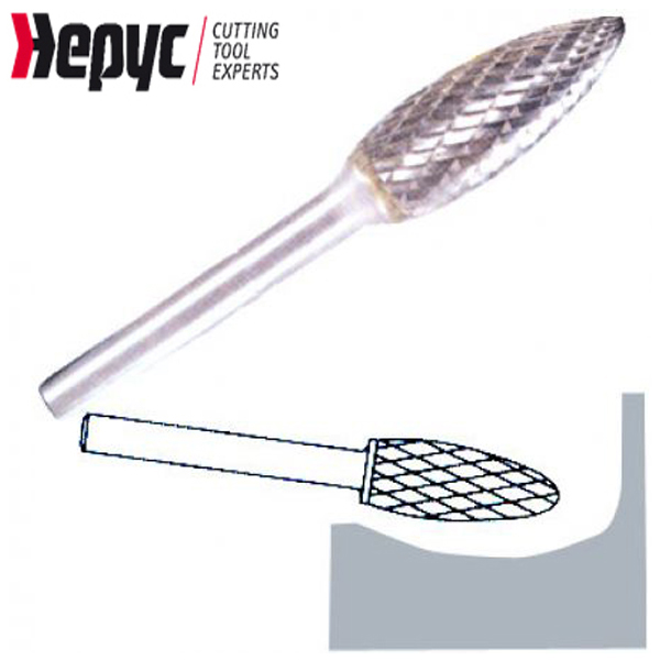 Hepyc stiftfrees vlam HM 3x3mm L=6mm