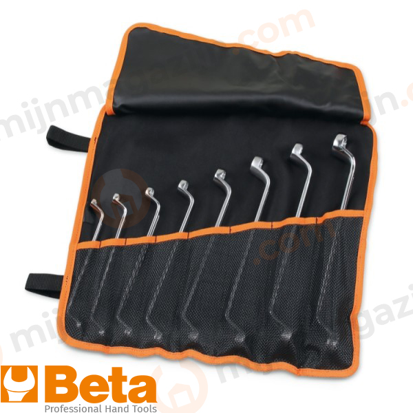Beta 90/B8N ringsleutelset diep gebogen 8 delig