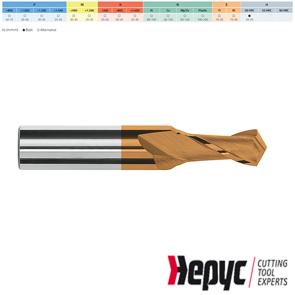 Hepyc puntfrees HM Tialn 2Z 6mm 120gr