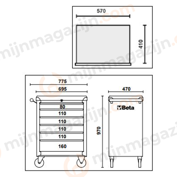 Beta Worker C04BOX-A VU 6 laden + 196dlg - Afbeelding 6