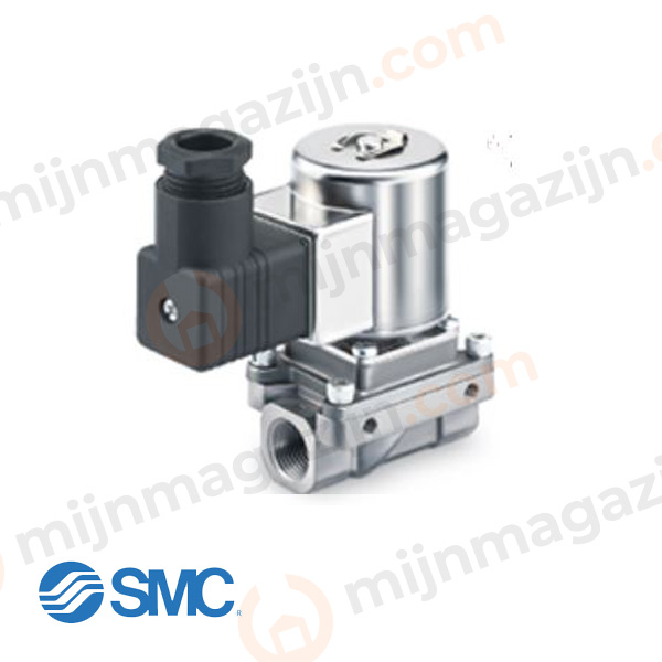 SMC JSXZ31 magneetklep 2/2 3/8 inw RVS/FKM 24Vdc