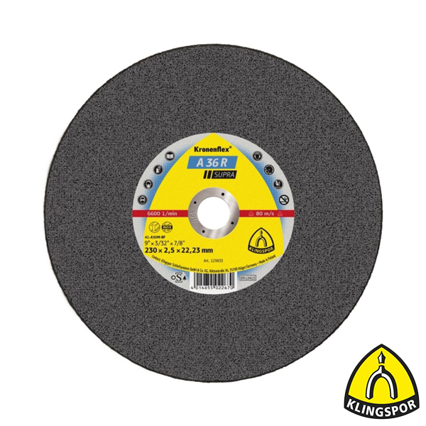 Doorslijpschijf SUPRA A36R 180X2,5