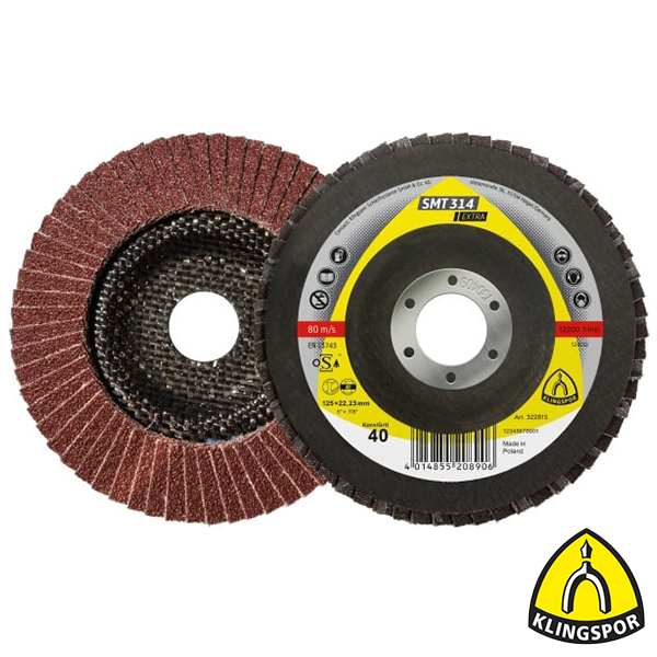 Lamellenschijf SUPRA SMT314 125mm P120