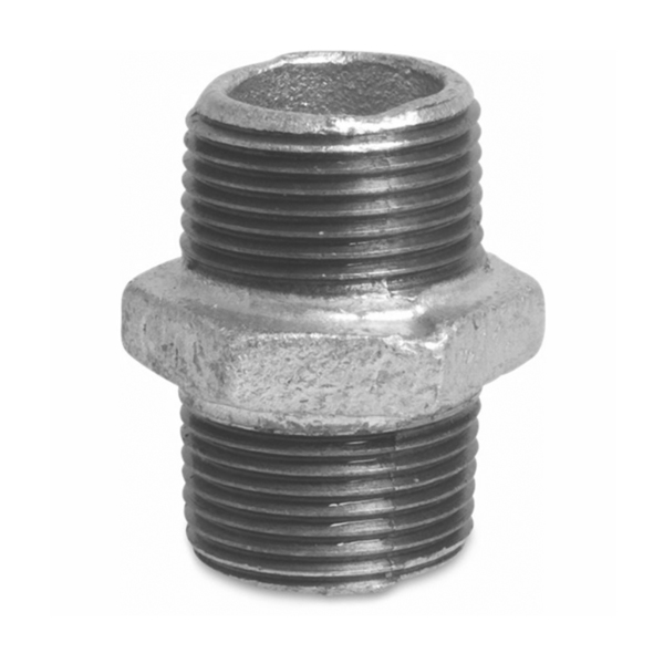 280 Dubbel nippel GEG. 3/8