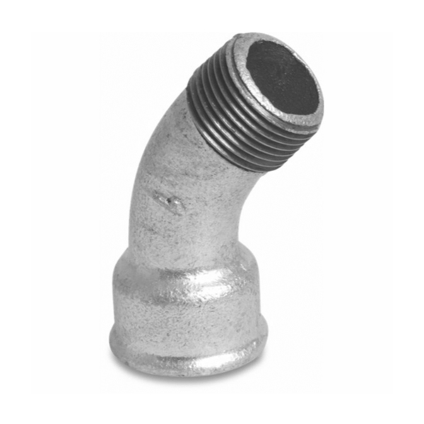 Bocht 40 GEG 45 gr. 1/4 bi-bui