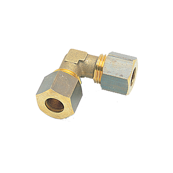 Haakse koppeling 8mm messing KK-U-8