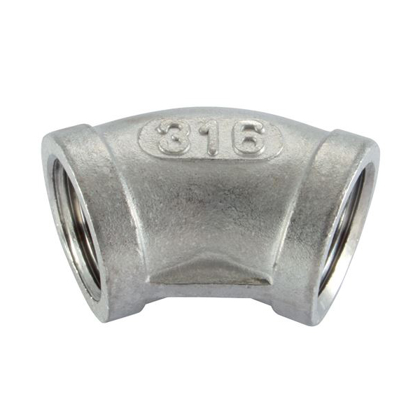 41 Knie 45gr. RVS 1/4 bi-bi