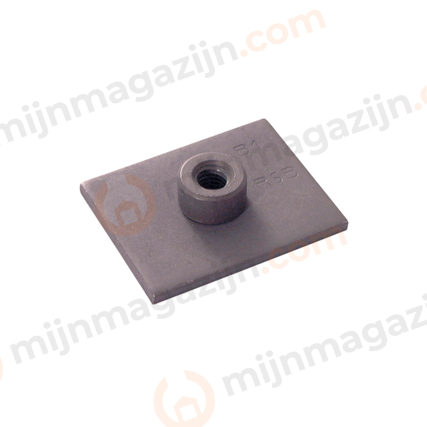 Buisklem lasplaat grootte B1
