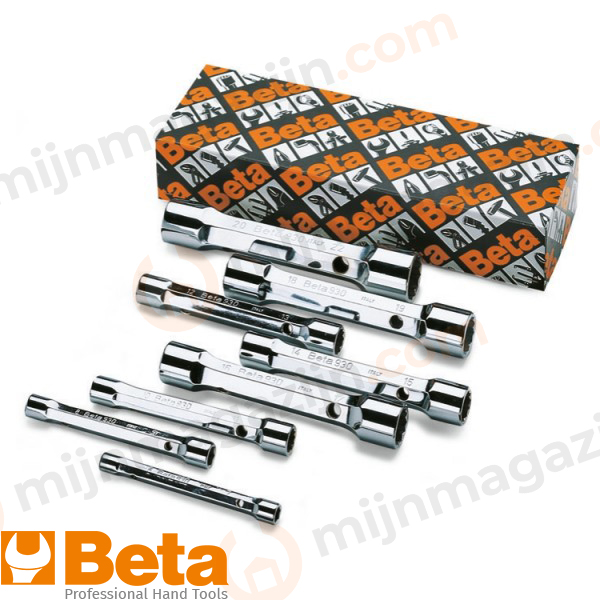 Beta 930/S8  pijpsleutel-set zwaar 12K 8 delig