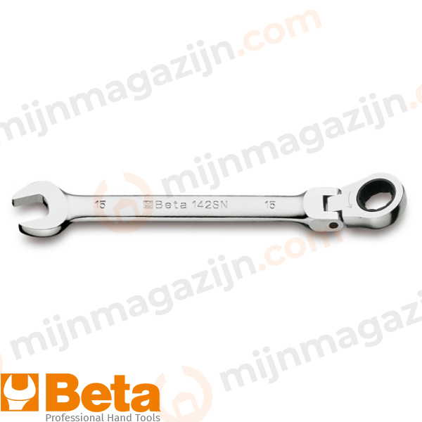 Beta 142SN ratelringsteeksleutel met knik 19x19mm