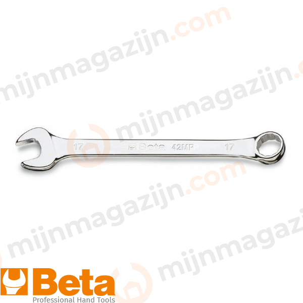 Beta 42MP ringsteeksleutel Verchroomd 21x21mm