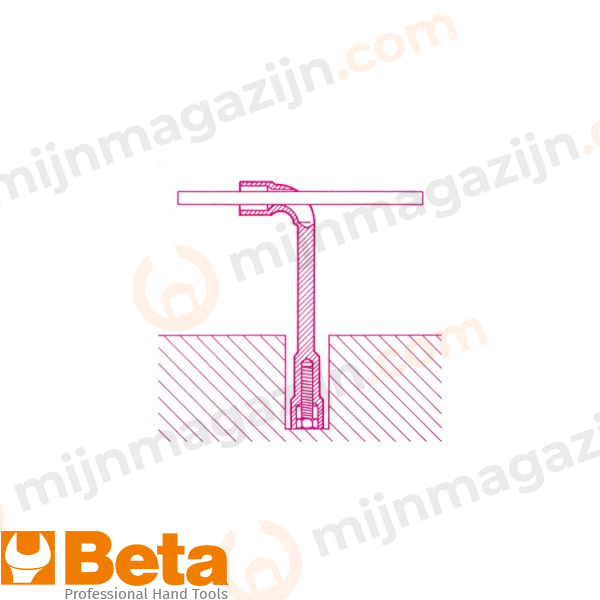 Beta 937-S11 gebogen pijpsleutel-set 6-12k 11 delig - Afbeelding 4