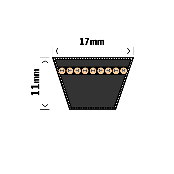 17x11MM B-Profiel