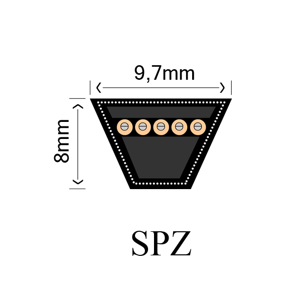 9.7x8MM SPZ (3V)