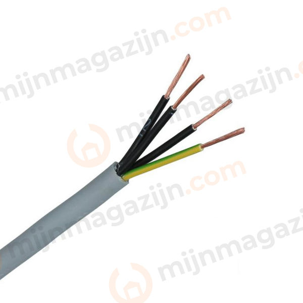 Stuurkabel PVC grijs