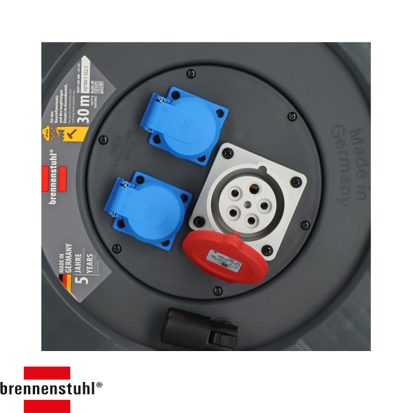 Kabelhaspel KD 3200 IP44 30m H07RNF 5G2.5